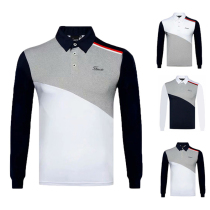 golf clothing men long sleeve golf clothes outdoor sports leisure base wear polo shirt breathable top