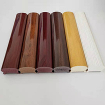 e direct sale bay window balcony fire mall corridor against the wall railing polymer imitation solid wood pavilion pvc stair handrail