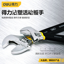 Right wrench 6 8 10 12 inch dip plastic living mouth Industrial grade active network wrench size number open wrench
