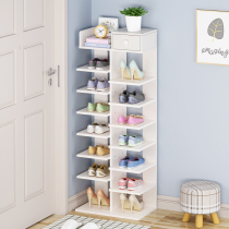 Shoe rack multilayer shoe cabinet Domestic door Easy Economy Type Indoor good-looking small shelf Large-capacity shelf dust resistant