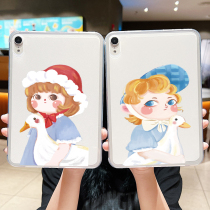 Suitable for Mi Pad 5pro cartoon protective case Mi 2 3 4 transparent matte Mi 4plus 5pro full cover Xiaomi Mi Pad 4 protective case Mi Pad 1 all-inclusive anti-fall soft shell