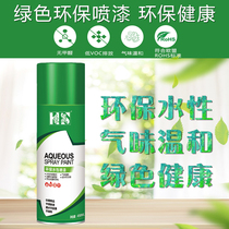 Water-based environmentally friendly self-spray painted furniture changed colour retouching wood lacquered varnish odorless black white matt spray paint Home