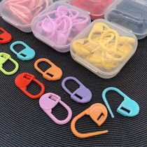 Hand wool braided Anti-solution small buckle Colour plastic crochet Knitted Mark Buckle DIY Assisted Small Tools