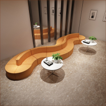 Double Sided Creative Profiled Kindergarten Training Institution Hotel Lobby Hospitality Mall Lounge Combo Sofa