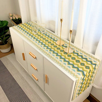 Modern minimalist Nordic rectangular TV cabinet table cloth table flag tea table cloth dining side cabinet shoes cabinet dust cover cloth