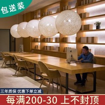 Solid wood studio office desk computer desk school study room desk desk office work desk combination office