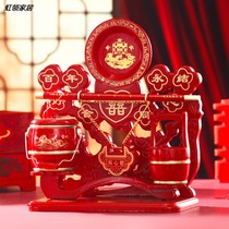 Wedding bride preparation supplies wedding children and grandchildren barrel three-piece set of happy barrel preparation wedding good wedding wedding wedding home high-end