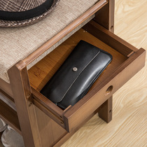 () Nordic shoe stool bamboo creative shoe cabinet fabric stool home shoe stool bamboo stool storage shoe rack