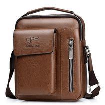 2021 new vintage mens square shoulder bag crossbody mens bag business leisure mens backpack wear-resistant portable mens bag