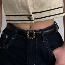 Small crowdbelt women 2022 new advanced senses Korean version 100 lap decorated with jeans belt design sensans wind