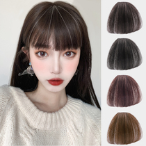 Comic bangs wig female real hair lisa with the same invisible incognito qi bangs natural wig piece air fake bangs