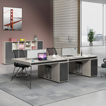 Staff computer office furniture table and chair combination simple modern screen work 2 people 4 People staff Station
