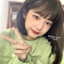  A mouthful of meow short from natural jk daily net celebrity bobo natural bangs cute lolita realistic full headgear wig