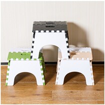 Portable folding bench portable Mazar plastic folding chair simple small stool outdoor fishing adult children stool home