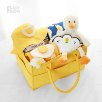 parkzoo newborn set baby gift box pure cotton baby clothes high-grade cake gift full moon gift