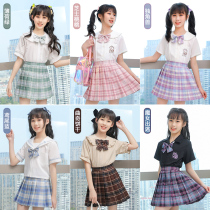 jk uniform childrens skirt domineering summer genuine 2021 new college style suit skirt sweet girl sailor suit