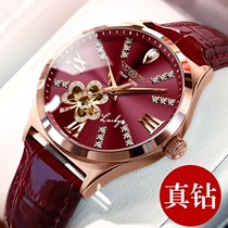 Swiss Armani watch Womens mechanical watch simple temperament advanced sense of the top ten brands Gui Jing Ning womens watch