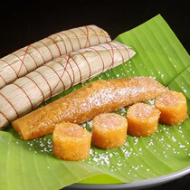 Guangxi Lingshan gray water dumplings fruit trees and trees ash glutinous rice Dragon Boat Festival farmhouse pure handmade alkali water cold dumplings Hakka dumplings