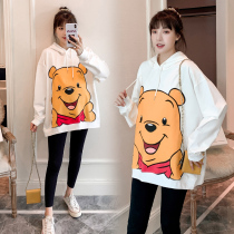 Pregnant Woman Spring Clothing Suit Fashion style Nets Red Loose T-Shirt Top Sense Fashion New Two Sets T Spring Autumi Season