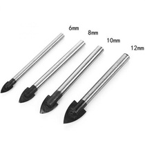 New glass triangle ceramic drill hole hole hole opener alloy Kairui ceramic tile drill bit 12MM crazy promotion