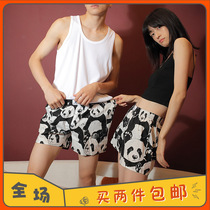 Aro pants underwear mens cotton loose mens four corners shorts Womens home large pajamas flat angle underwear summer style