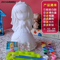 % colored sculpture cans enamel colored money played children painted ceramic hand - made diy masteroint