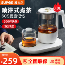 Supoir Wellness Pot Boiling Tea Ware Home Steam Cooking Teapot Bubble Teapot Mini Mini Meme Tea Set Office