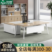 Boss Desk Single Minimalist Brief Modern Office Owner Table And Chairs Combination 1 6 Manager Desk Grand Bandai