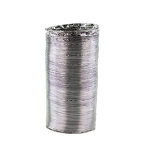 Double thickened aluminum foil duct connected to PVC pipe 110mm telescopic hose connected to exhaust ventilation ventilation 4 meters