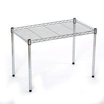  Small tube adjustable wardrobe layered rack Cabinet compartment rack Storage rack Single layer rack Mini desktop storage rack