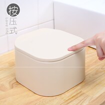  Nordic desktop trash can creative cute female table coffee table small mini garbage box household bedside net red ins