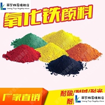 Floor mixed color mineral paint bright red yellow powder making grinding powder iron oxide pigment cement color mixing interior and exterior wall