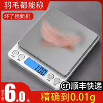 Electronic scale gram says electronics says high-precision kitchen scale for precision home small commercial food says a small scale