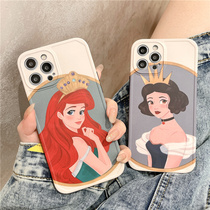 Cute cartoon Princess Mermaid for 12 11Pro Max Apple X XS XR SE mini phone case iPhone7p Female 8plus silicone piece