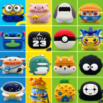airpodspro protective shell Apple airpods pro three generations of wireless Bluetooth headphone cover silicone softshell airpods3 protective sleeve cartoon cute Huaqiang North 3 dea