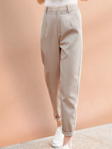 Milk tea cake shop elastic waist trousers straight pants Baking coffee shop waiter work casual pants female pants male
