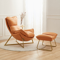 Nordic lazy sofa chair living room home leisure modern Net red balcony recliner bedroom light luxury single sofa