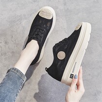 Inner fishermans shoes womens summer 2021 New Tide brand thick-bottom mesh breathable cake soles casual shoes