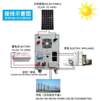 Solar Power Generation System 220V Full Light Volboard Home 5000w High Power Air conditioning Power Generation Mobile Power