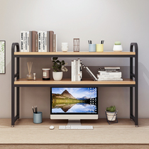 Simple Book Table Bookshelves Table Top Shelf Students Dorm Room Finishing of Iron Art Multilayer Bookshelves