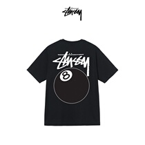 STUSSY Classic 8 Number of ball series printed short sleeve T-shirt Chunxia