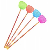 Fly swatter artifact extended large thick fly swatter plastic extended bamboo pole handle household mosquitoes