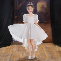 Girl princess dress flower girl dress wedding childrens puffy dress piano performance host evening dress foreign summer