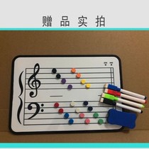 The staff score artifact (music teaching aids staff score score whiteboard) as a piano teacher