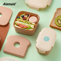 American Alamaid Lunch Box Office workers Bento Box Microwave Lunch Box Light Food Fresh Storage Box Fruit Box