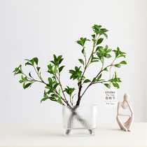 2022 new Nordic simulation fake green plant feel horse drunk wood clothing Milk Tea Shop Guest Hall Desktop Decoration Furnishing