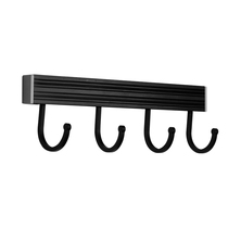 Kitchen function punch black short hanging bar wall can be hanged spoon shovel collector hook hung multiple frames