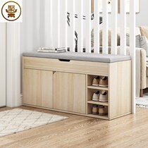 Nordic home can sit at the door shoe rack shoe cabinet shoe change stool stool one body shoes that can sit in the door