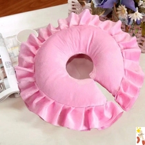 Latex long-lasting and durable beauty salon lying pillow U-shaped pillow Lying pillow Massage headboard hole lying pillow pad face pillow
