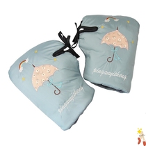 Gloves tied to the car Womens motorcycle windproof cold riding electric car with gloves womens winter thickened